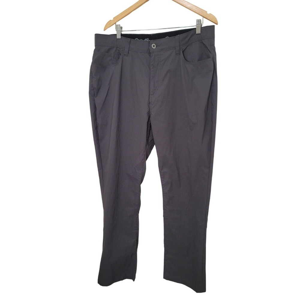 Eddie Bauer Men's Gray Nylon/Spandex Hiking Pants Size 40 x‎ 32